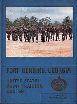 GGA Image ID # 13e6a9ac42 Front Cover, Fort Benning Basic Training Yearbook 1967 Company A, 6th Battalion, 2nd Training Brigade.