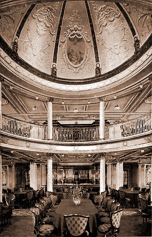 Dining Rooms and Meals on Board Ocean Liners