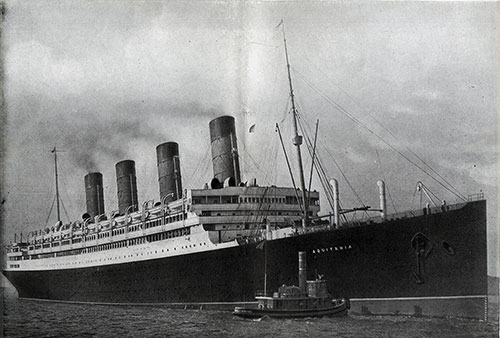 Cunard Line RMS Aquitania Comparisons - 1914
