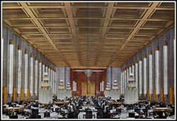 GGA Image ID # 23260b929c SS Normandie First Class Dining Saloon.