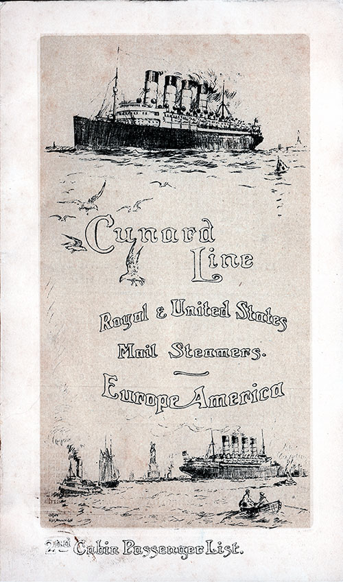 Cunard Line Passenger Lists 1881-1966