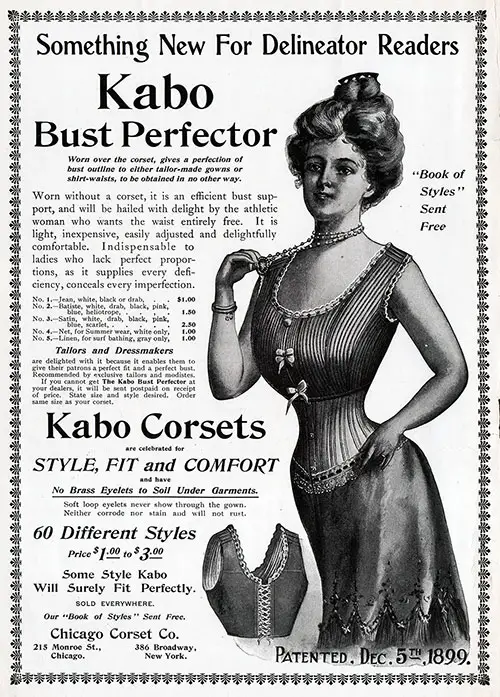 corset advertisement